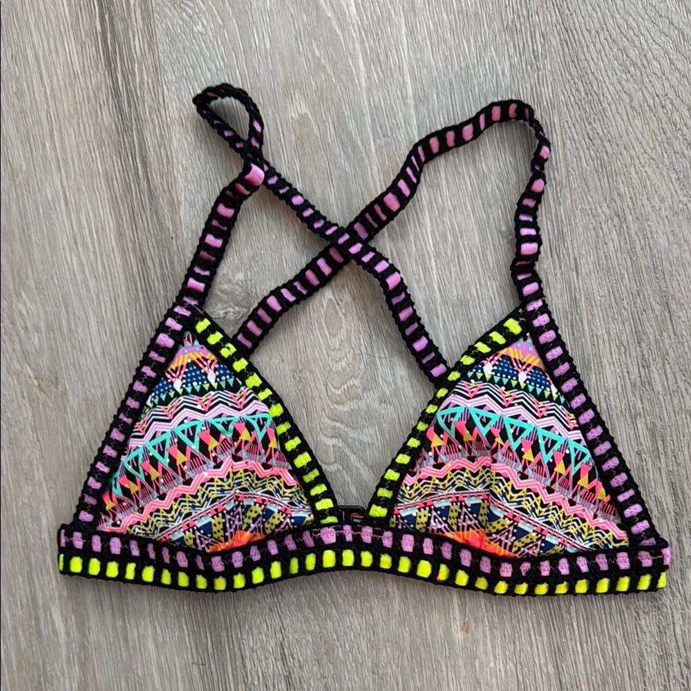 Victoria’s Secret Crochet Crossback Bikini Top